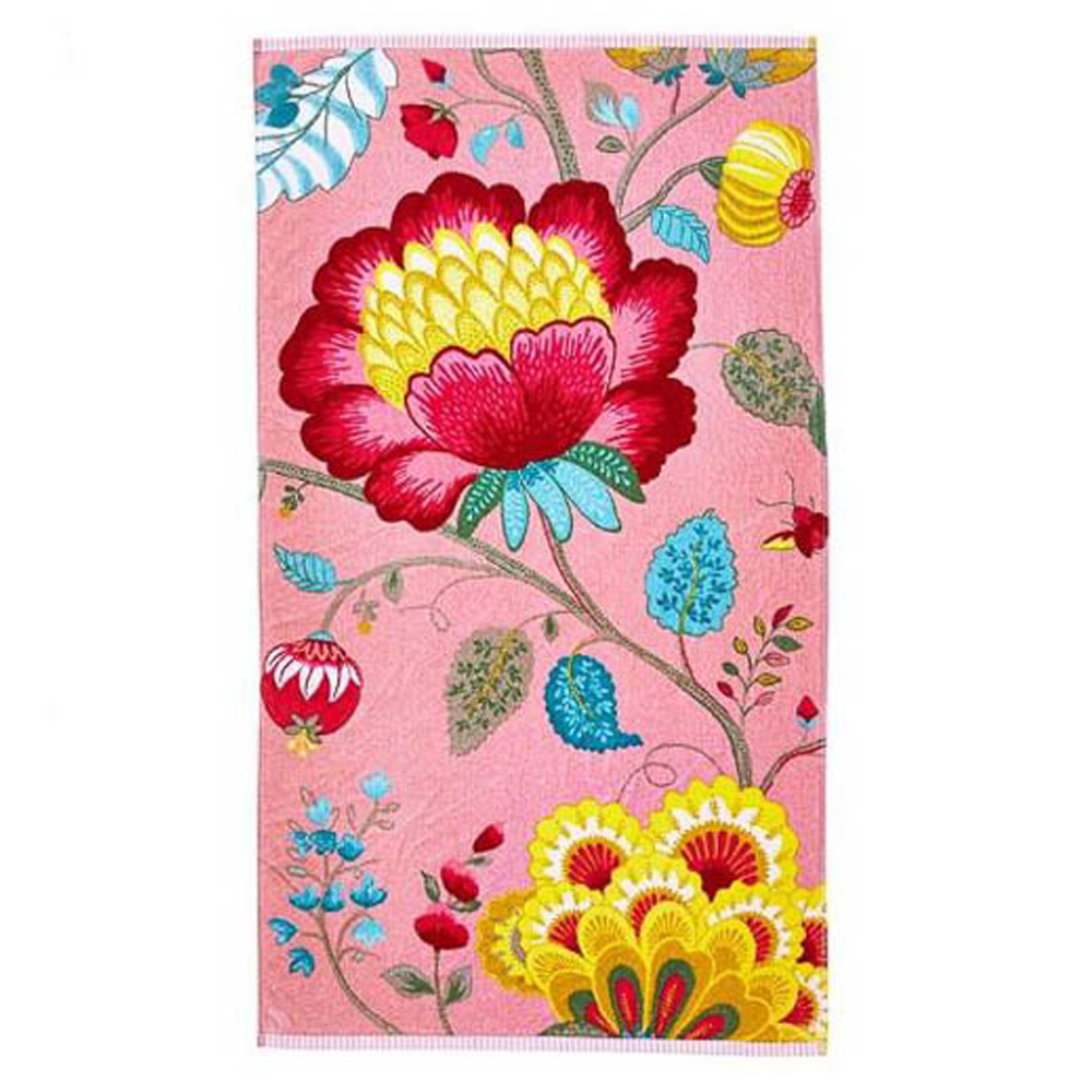 Handdoek Floral Fantasy pink