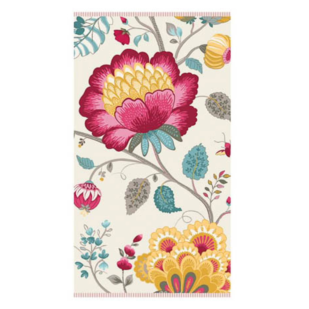 PiP Studio Handdoek Floral Fantasy star white
