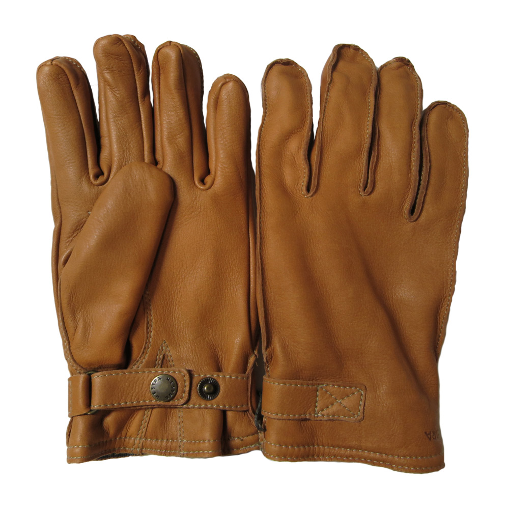 Handschoen deerskin wool terry cork Handschoen deerskin wool terry cork