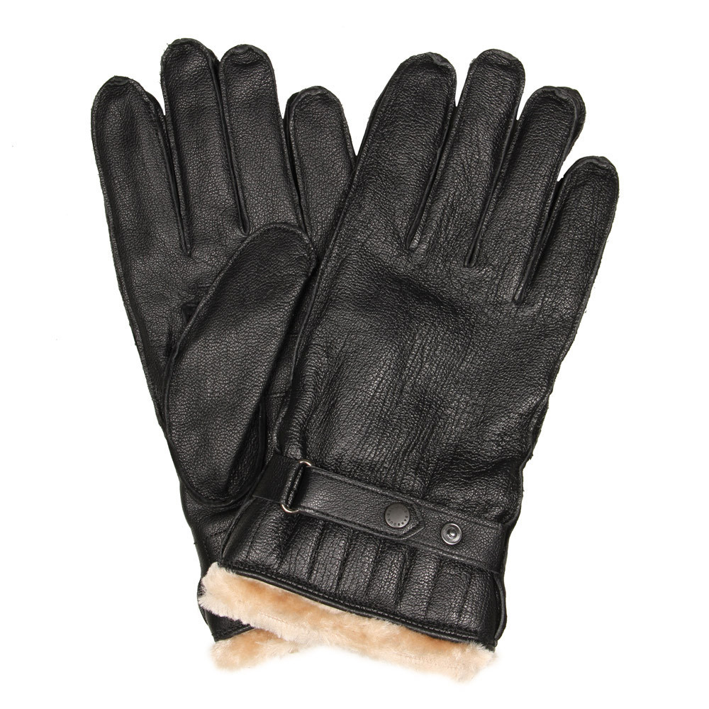 Barbour Handschoen Leather Utility Gloves barbour kopen in de aanbieding