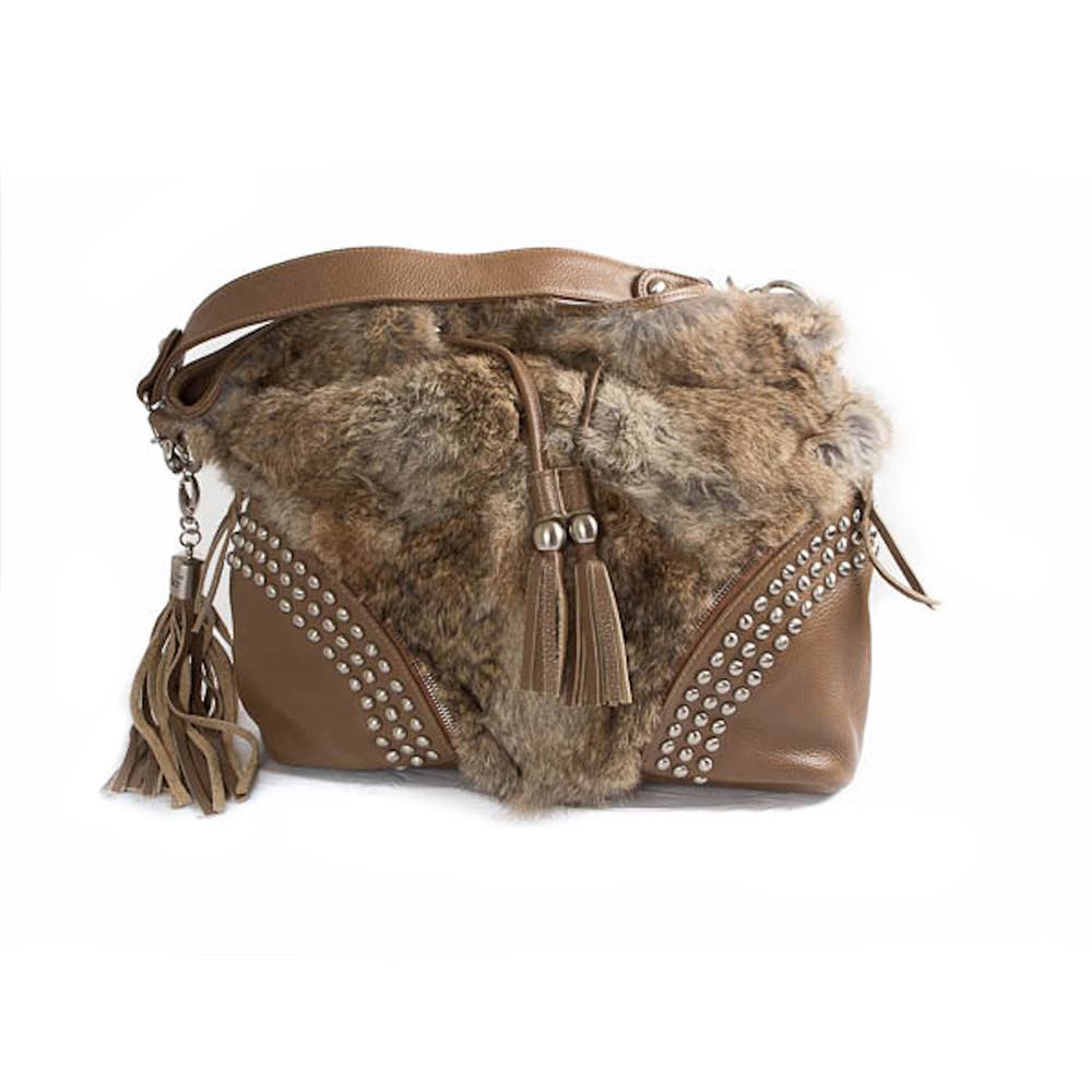 Handtas konijn - Bold Fur Brown