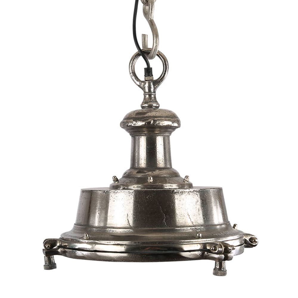 Hanglamp Ilda Groot ruw nickel