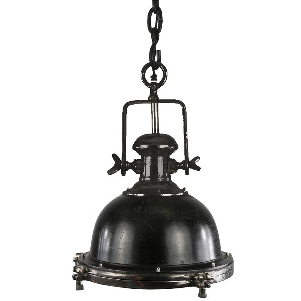 Hanglamp Toscane 40 cm, zwart ruw nickel Hanglamp Toscane 40 cm, zwart ruw nickel