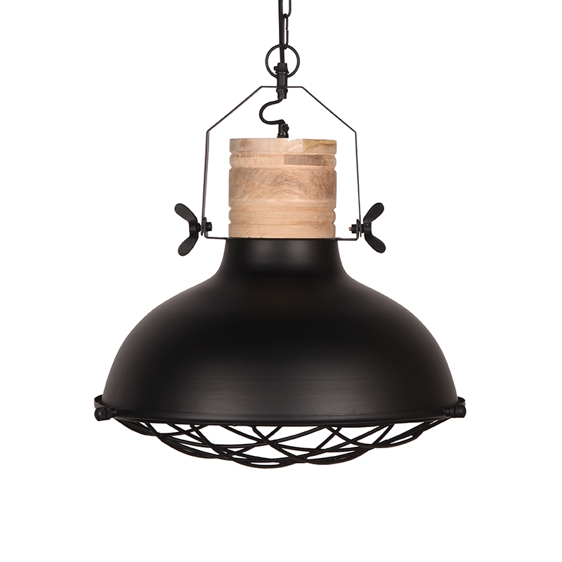 Hanglamp Grid - Zwart - Metaal - 52 cm Hanglamp Grid - Zwart - Metaal - 52 cm