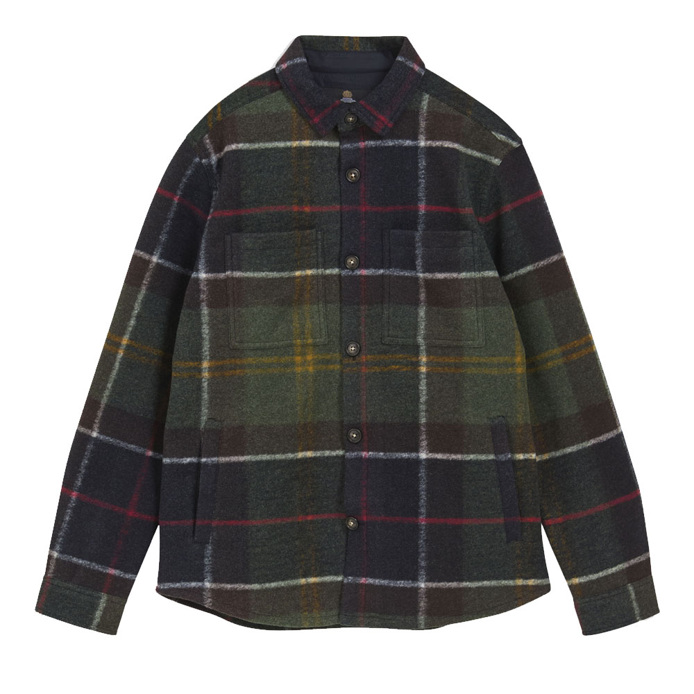 Heren Overshirt Woodlane Classic Tartan