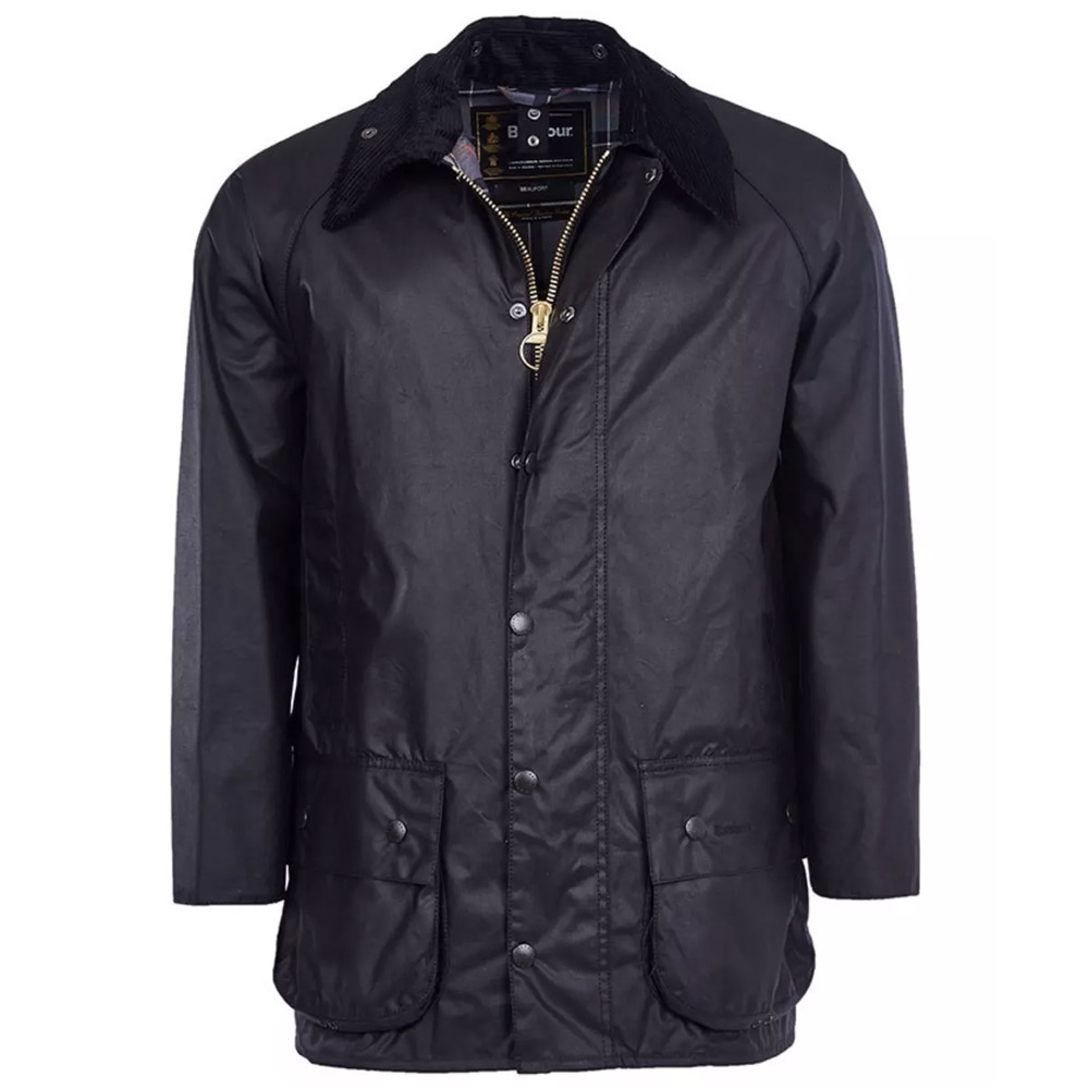 Heren waxjas Beaufort jacket Black SALE Heren waxjas Beaufort jacket Black SALE