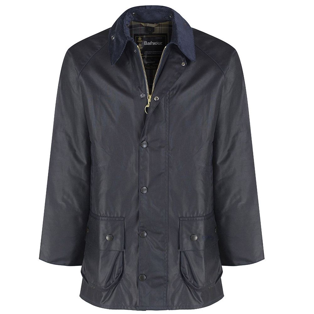 Heren waxjas Beaufort jacket Navy Heren waxjas Beaufort jacket Navy