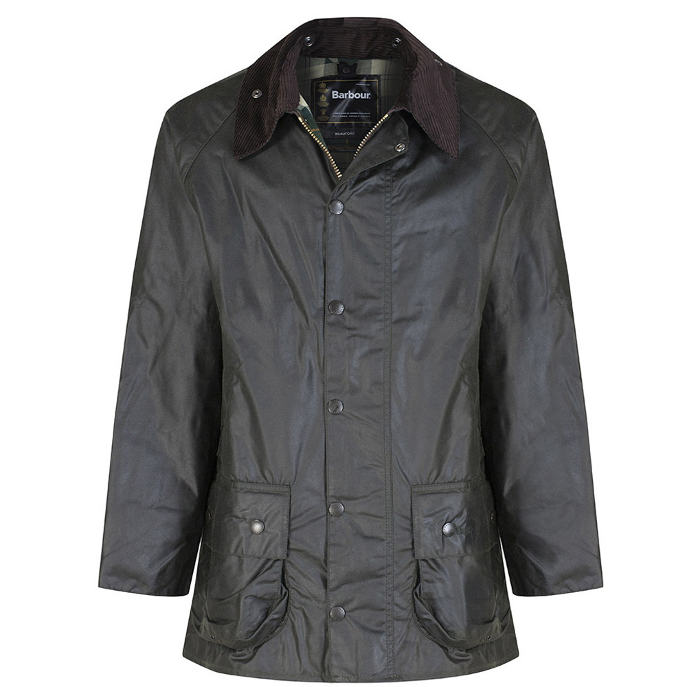 Heren waxjas Beaufort jacket Sage Heren waxjas Beaufort jacket Sage