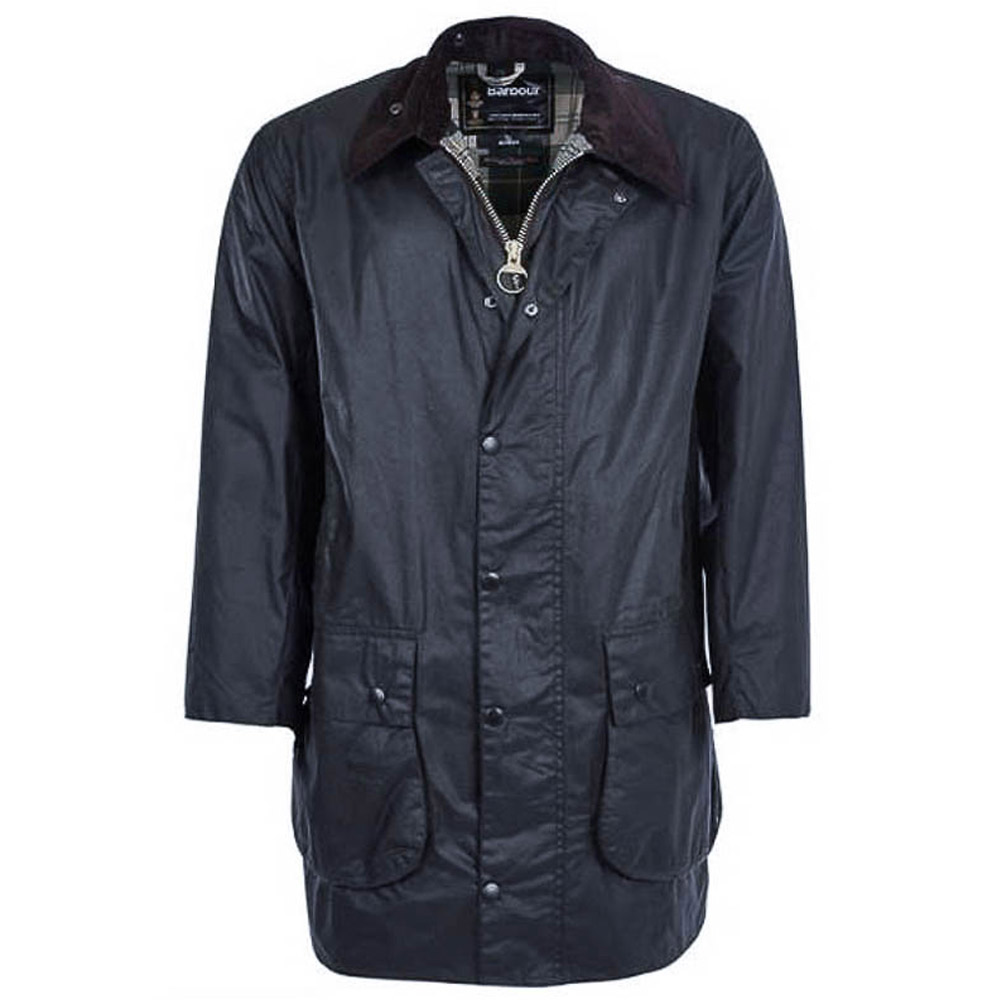 Heren waxjas Border Navy Sale Heren waxjas Border Navy Sale