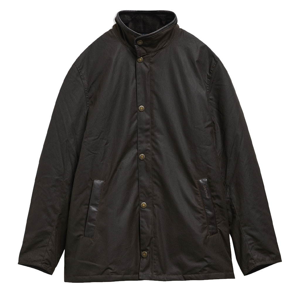 Heren waxjas Crayton Olive