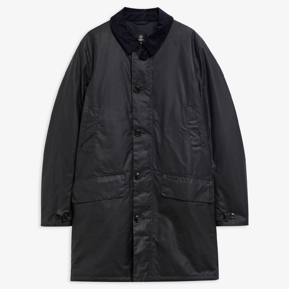 Heren waxjas Mac Navy/ Shadow