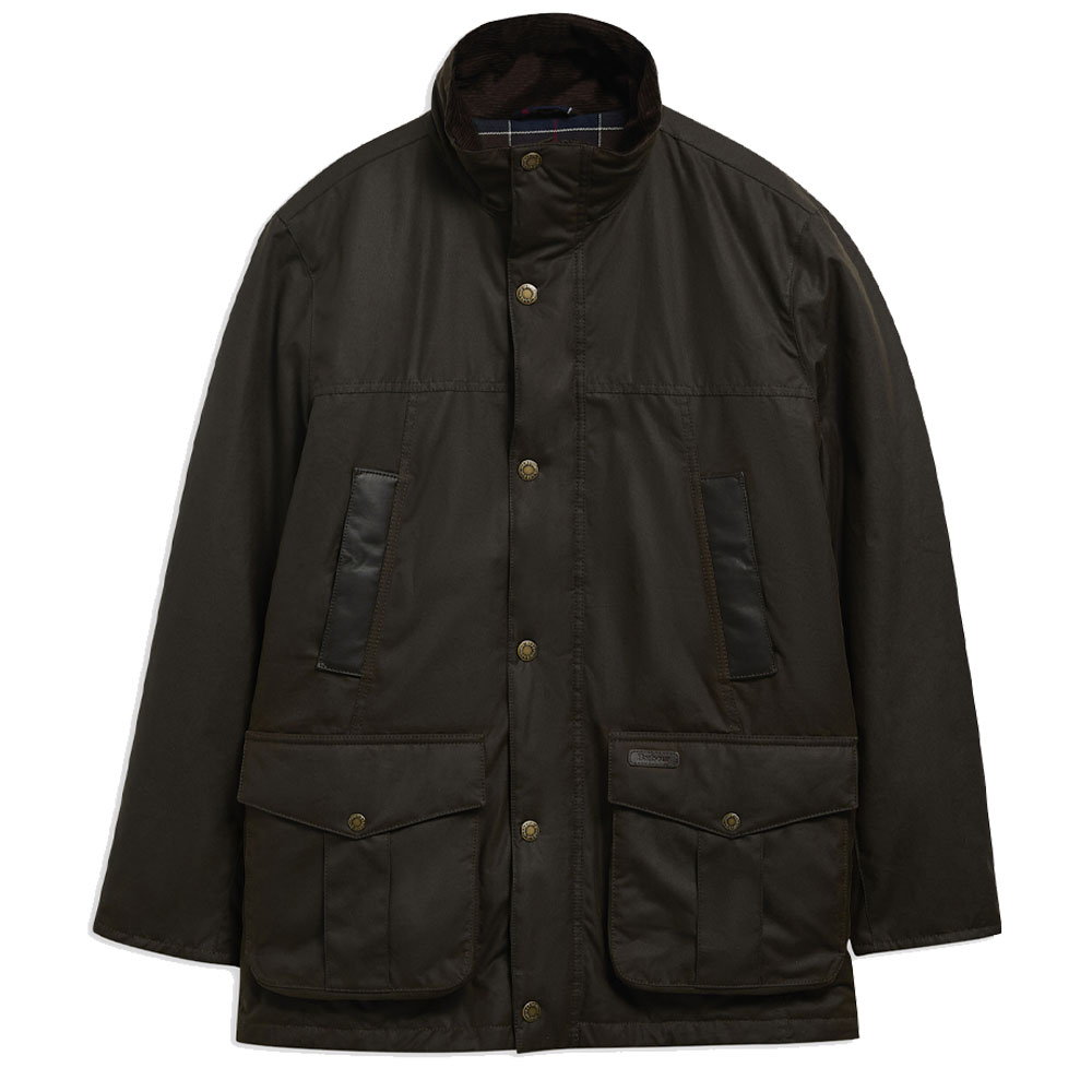 Heren waxjas Sandale Olive