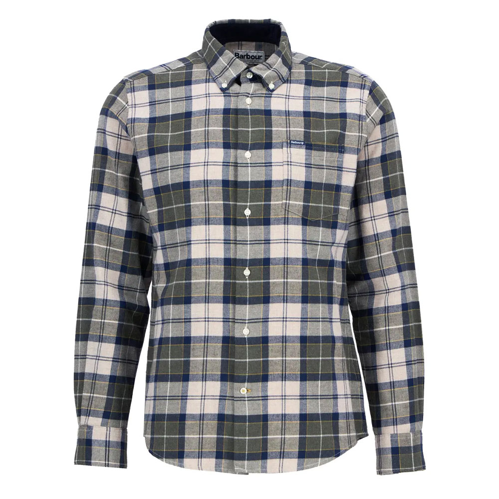 Herenblouse Fortrose Forest Mist Tailored fit afbeelding