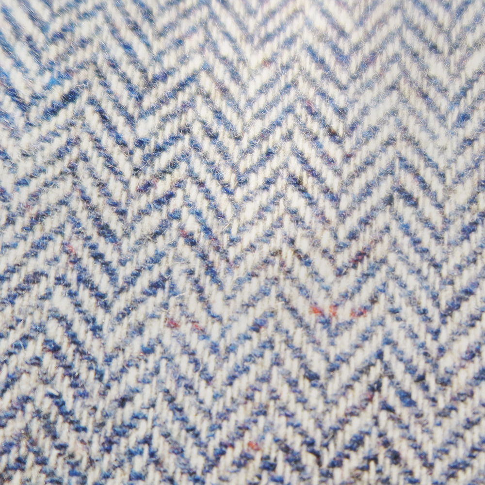 Herencolbert visgraat blauw mt 48 - 54