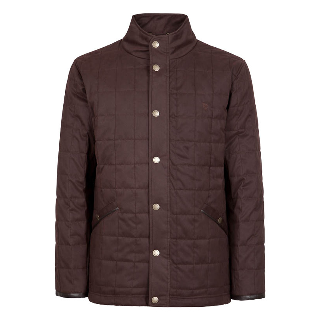 Heren quiltjas Beckett Chestnut