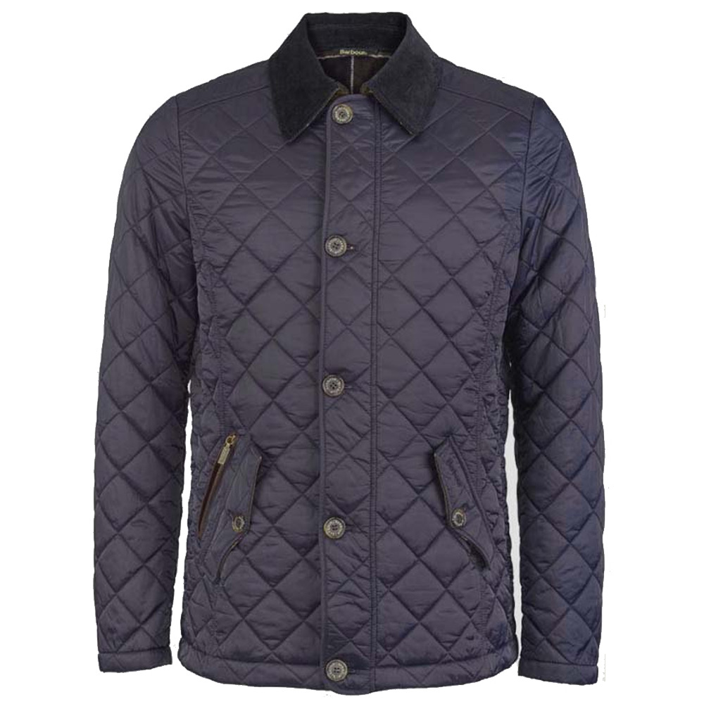 Barbour Herenjas Fortnum Quilt Navy barbour kopen in de aanbieding