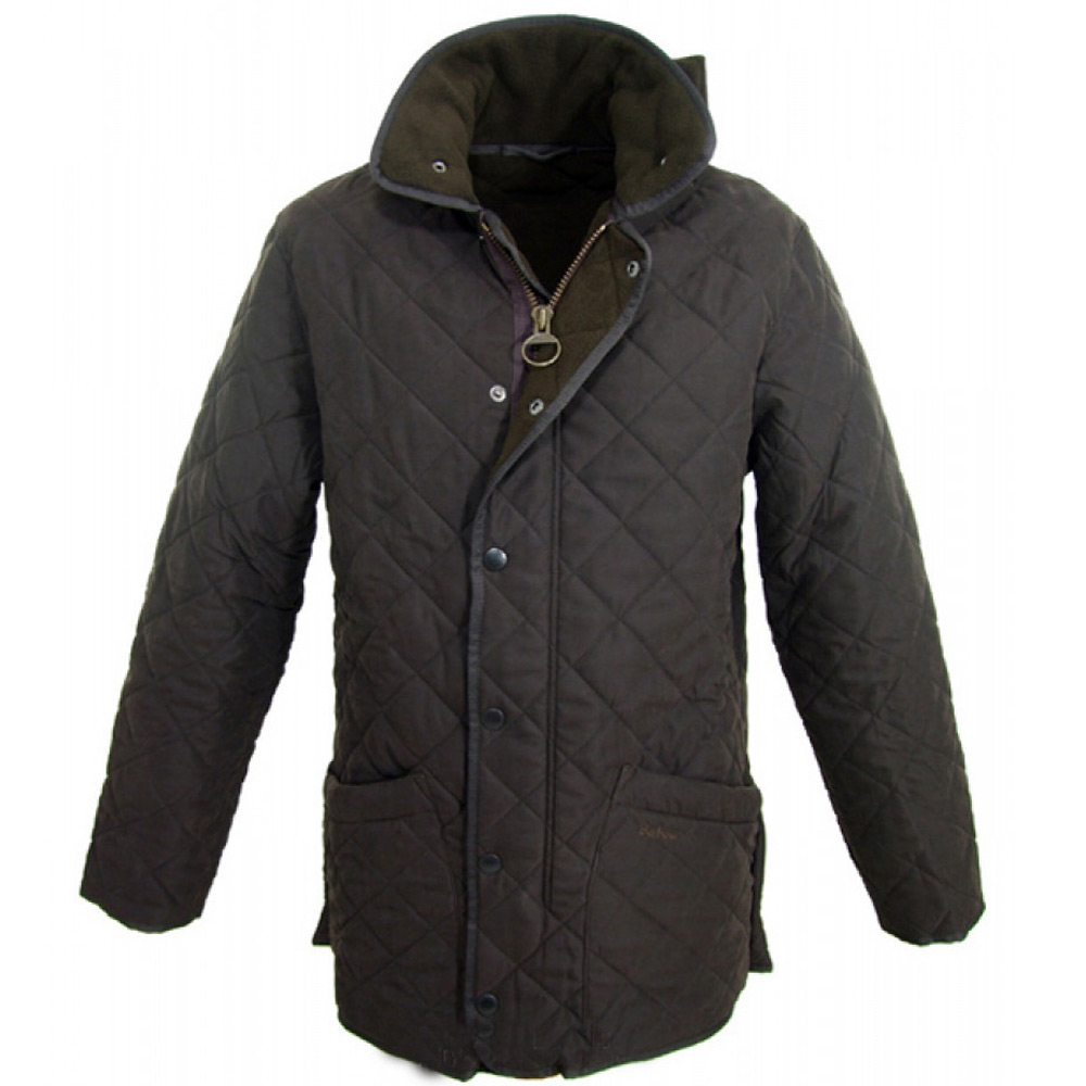 Herenjas Microfibre polarquilt bruin Herenjas Microfibre polarquilt bruin