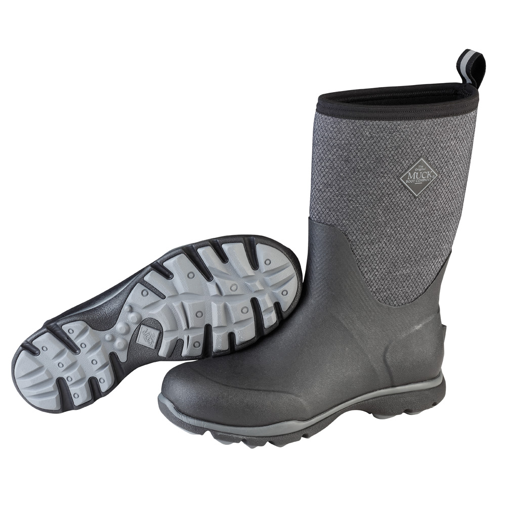 Muckboot Herenlaars Arctic Excursion Mid black/grey