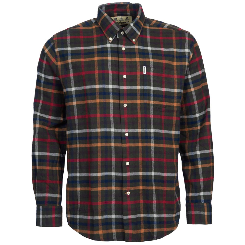 Barbour Herenshirt Hadlo Olive