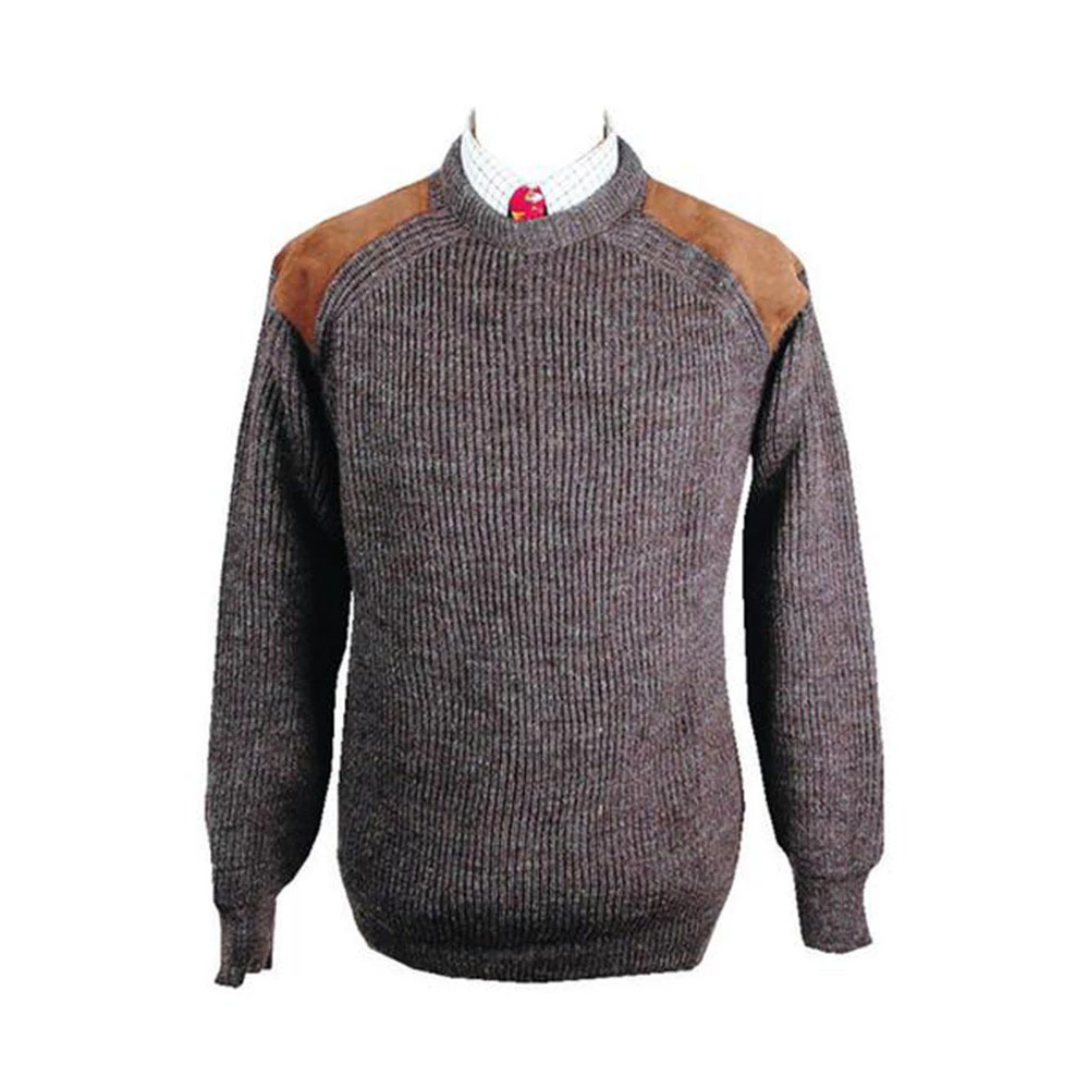 Oxford Blue Herentrui Crew Neck Jumper brown