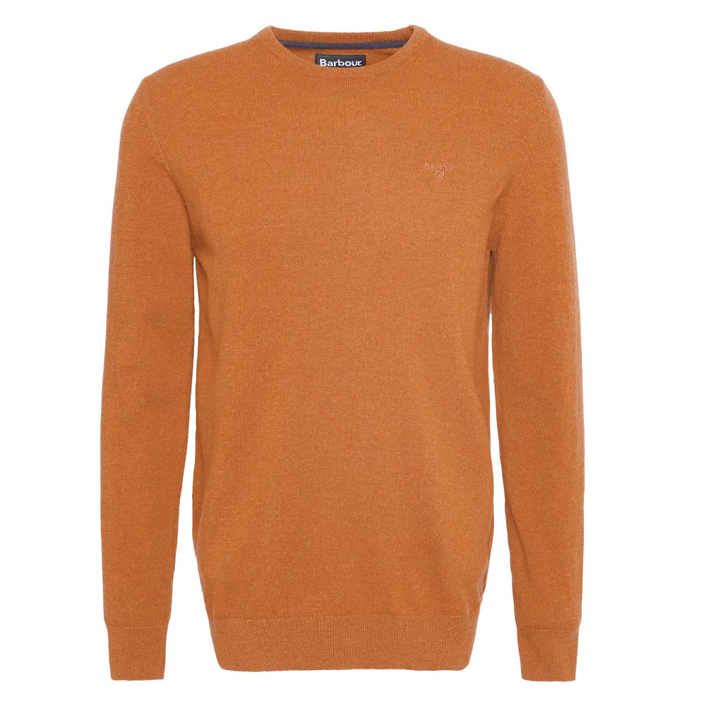 Herentrui essential lambswool crew neck Copper afbeelding