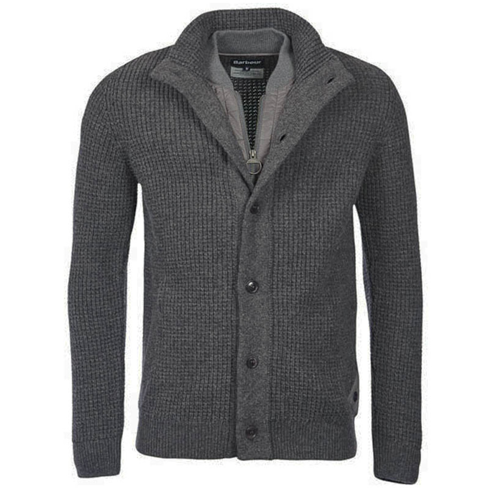 Barbour Herentrui Helm Button Grijs barbour kopen in de aanbieding