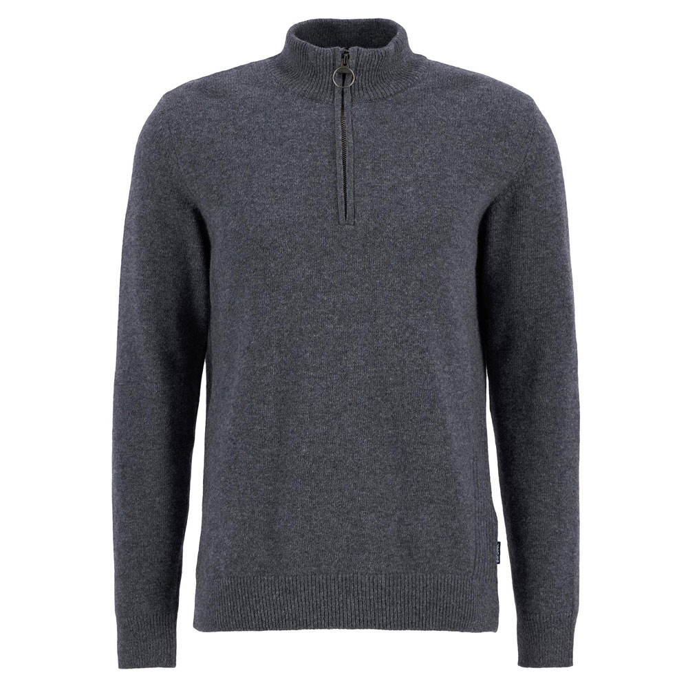 Herentrui Holden half zip Mid Grey Marl