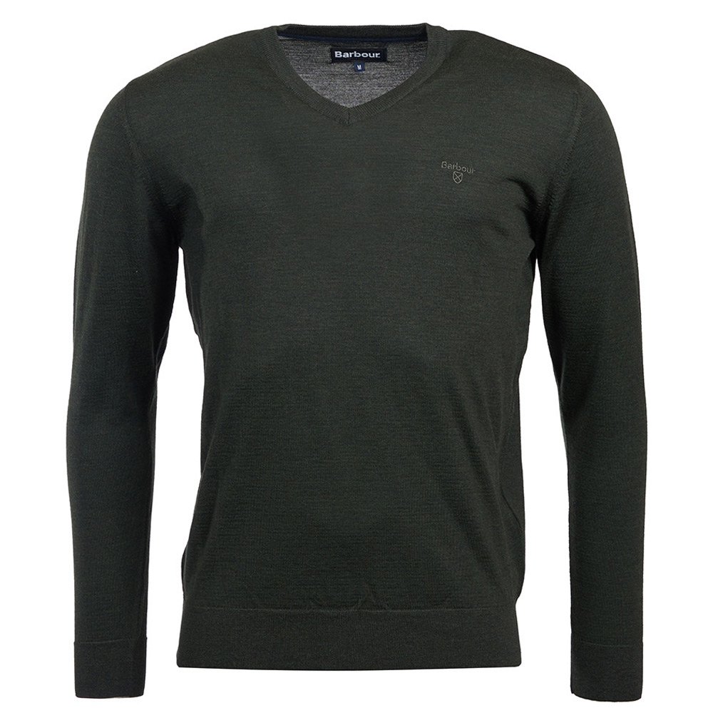 herentrui Merino V neck forest herentrui Merino V neck forest