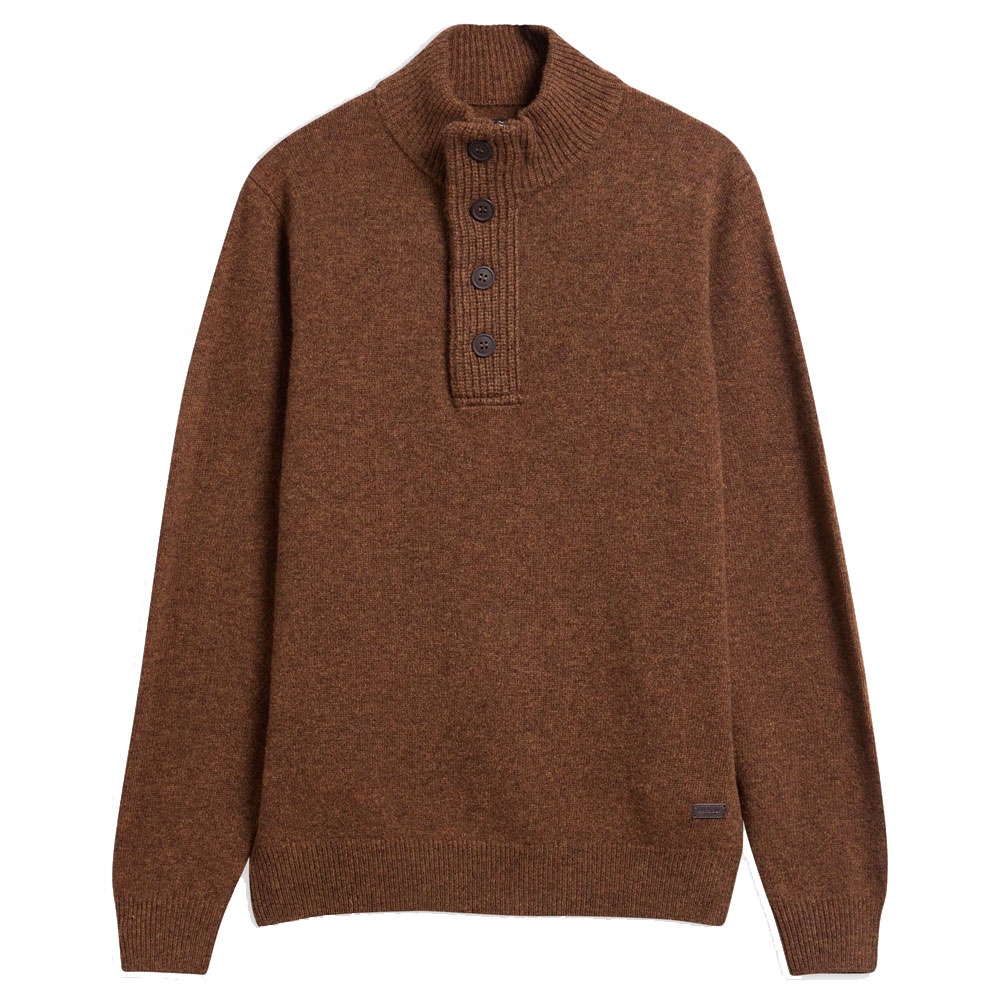 Herentrui Patch Half Zip Bracken