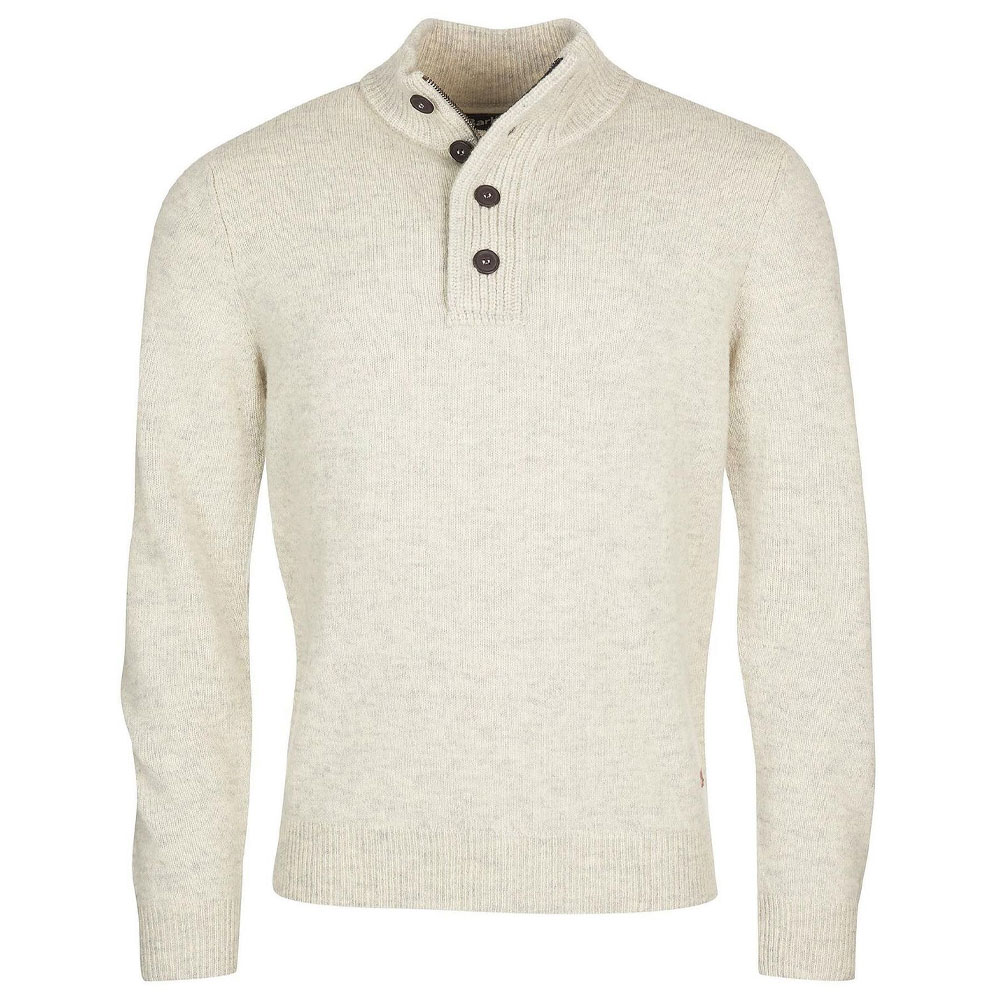 Herentrui Patch half zip Pearl