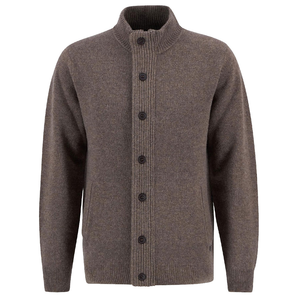 Herentrui Patch Zip Through Dark Stone