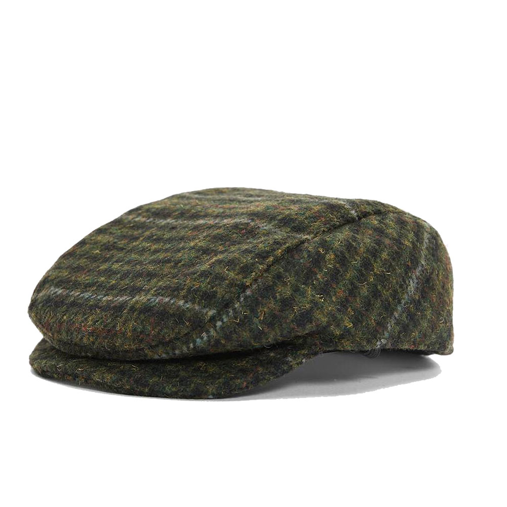 Honden flat Cap Wilkin Olive Check