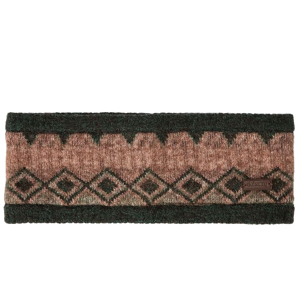 Hoofdband Drumroe Fair Isle Olive Multi