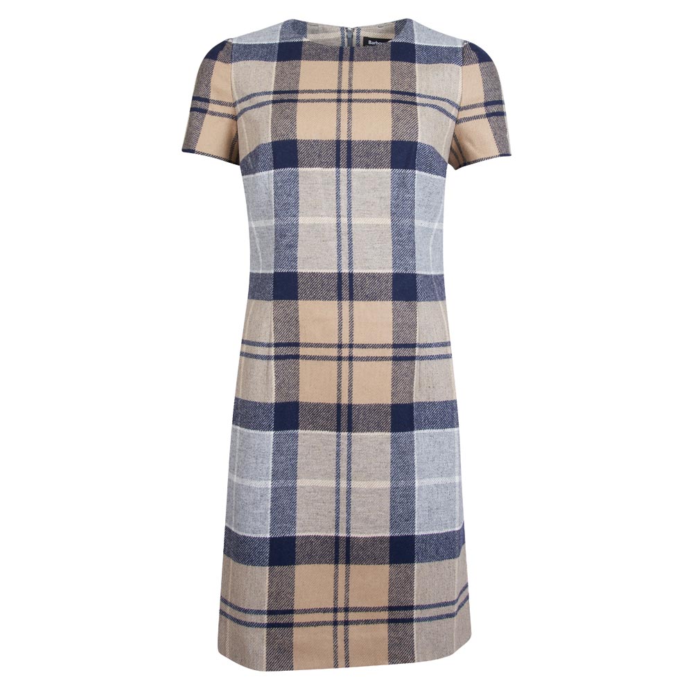 Jurk Dee Tartan oatmeal Jurk Dee Tartan oatmeal
