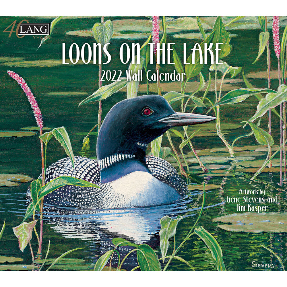 LANG Kalender Loons on the lake