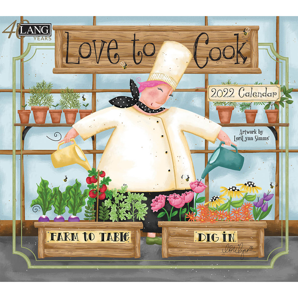 LANG Kalender Love To Cook