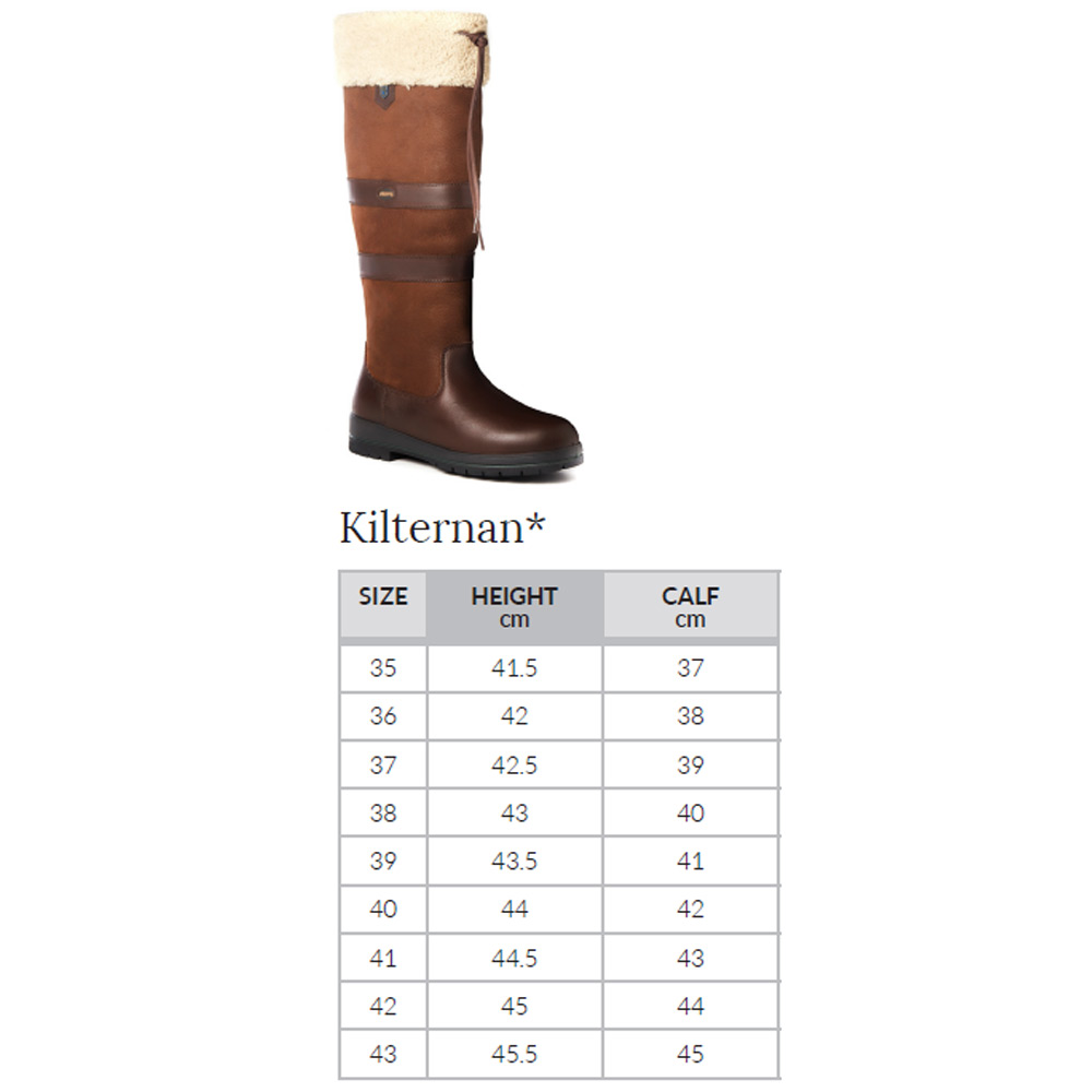 Kilternan outdoorlaars met schapenvacht - Dubarry Outdoor laarzen