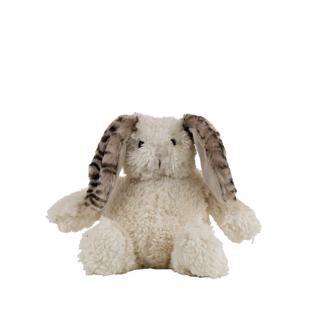 knuffel konijn wit zebra groot