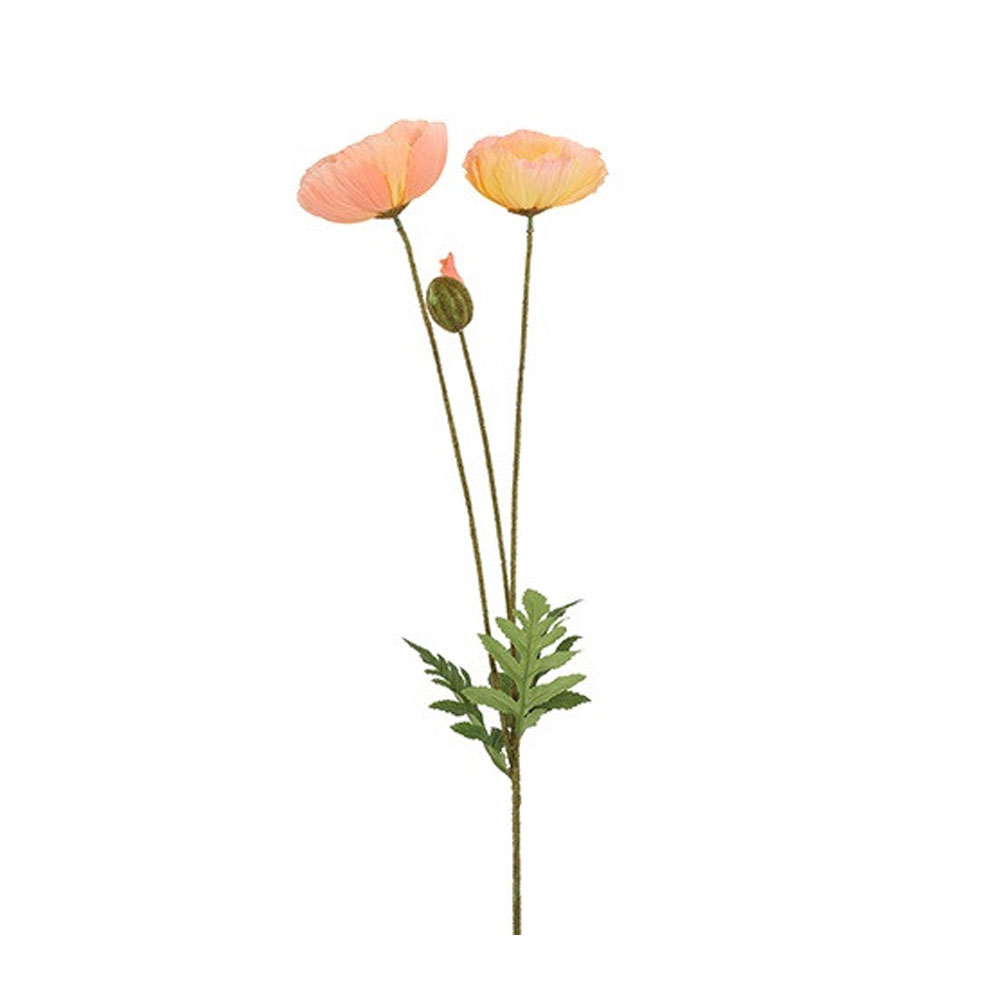 Countrylifestyle Kunstbloem Papaver Roze