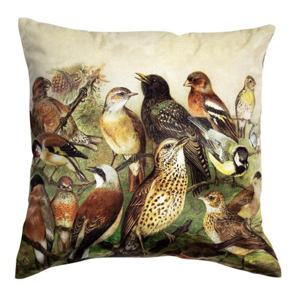 Kussen Fluweel country zangvogels Kussen Fluweel country zangvogels