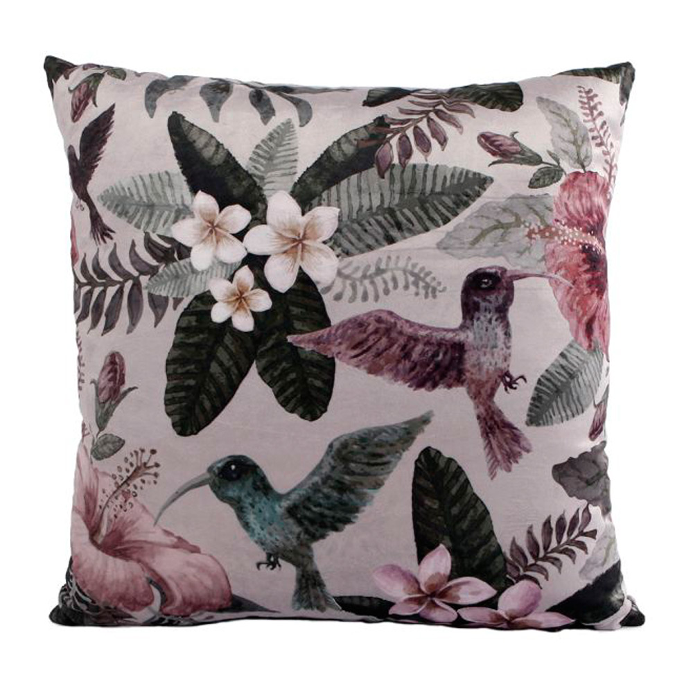 Kussen Purple bird Kussen Purple bird