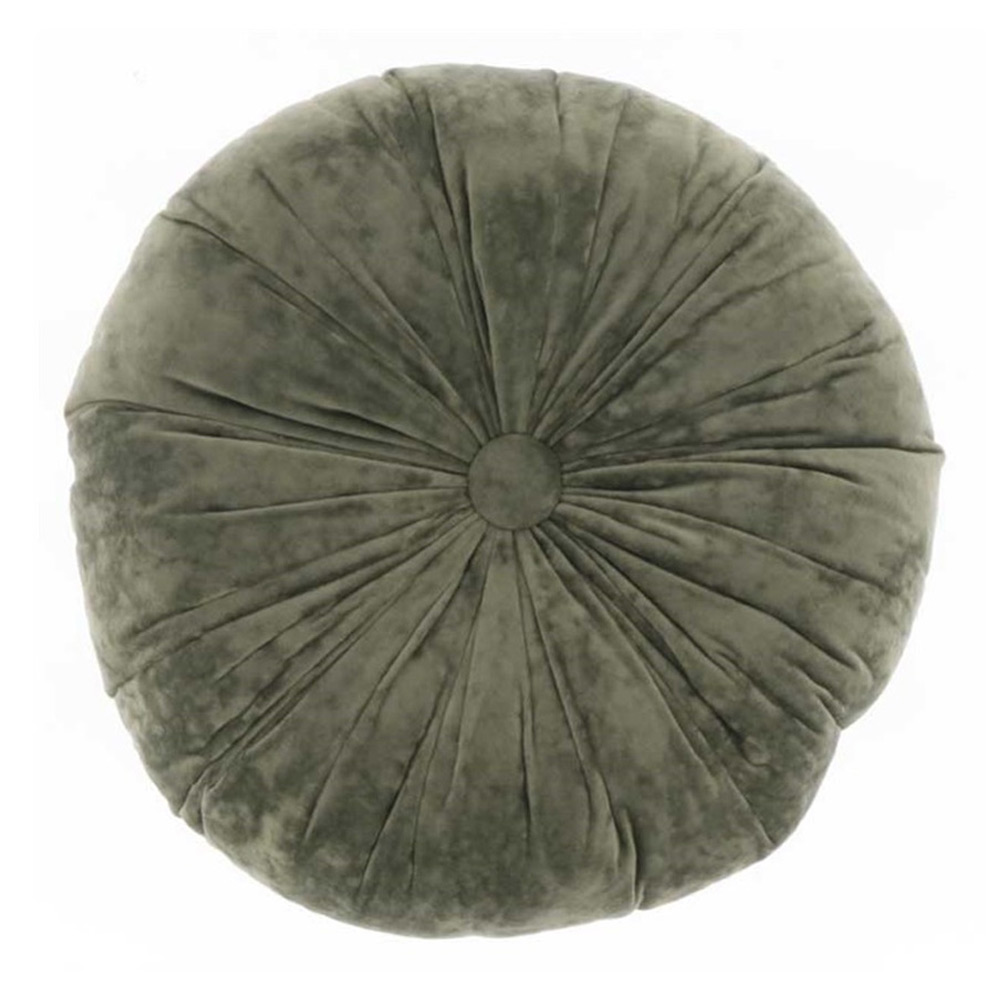 Kussen Tatum rond Deep green