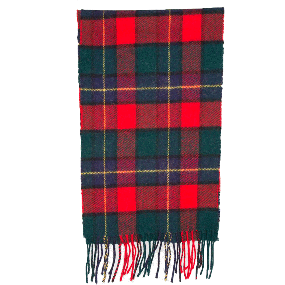 Lambswool rood/groen/geel