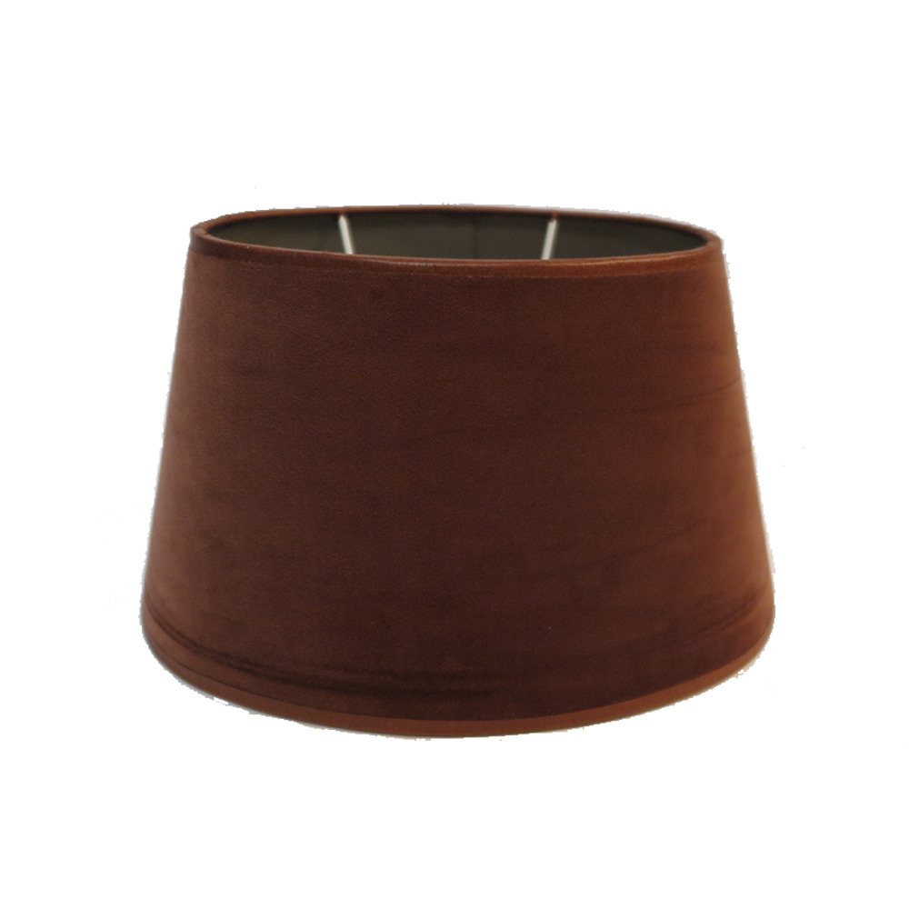 Lampenkap Velours Rood bruin 20