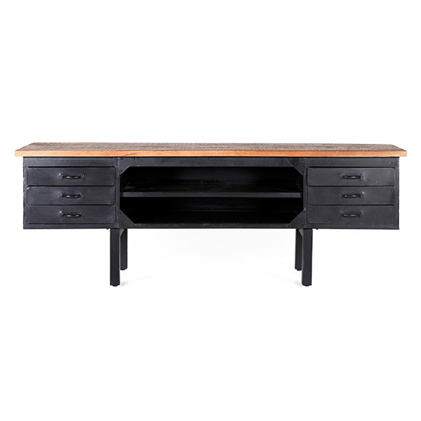 Metalen Tv Dressoir Industrieel Met 6 Laden huismerk kopen in de aanbieding Metalen Tv Dressoir Industrieel Met 6 Laden huismerk kopen in de aanbieding