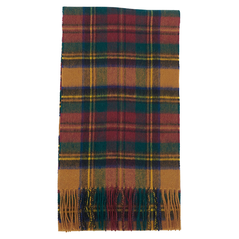 New Check Tartan Scarf Harvest Gold