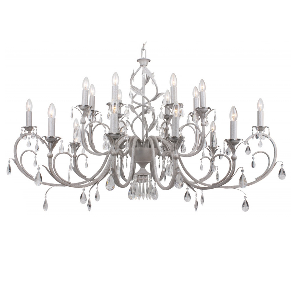 New Classic Ovaal Beton grijs 18 lichts
