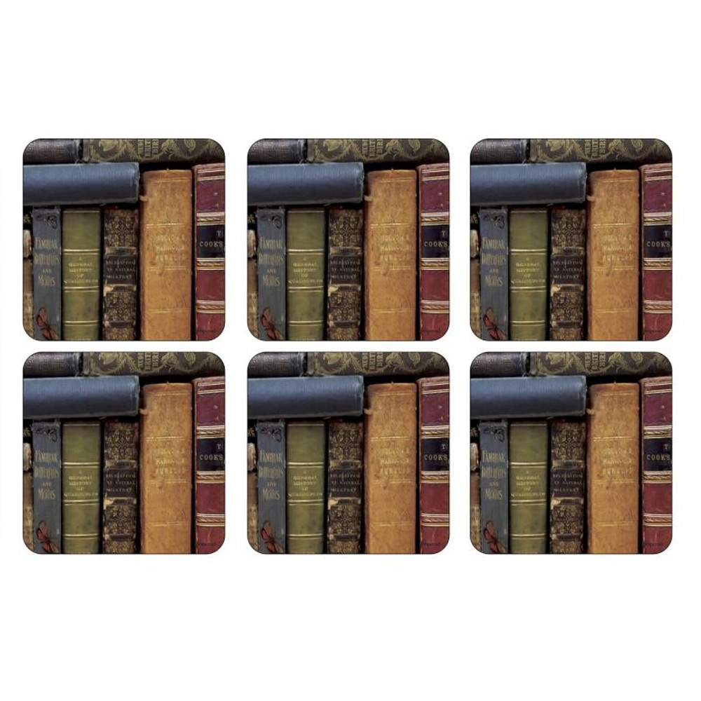 Onderzetter Archive books, set van 6
