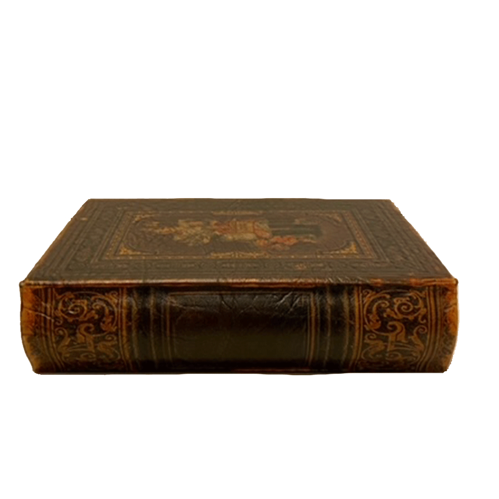 Opbergboek Meisje met bloemenmand