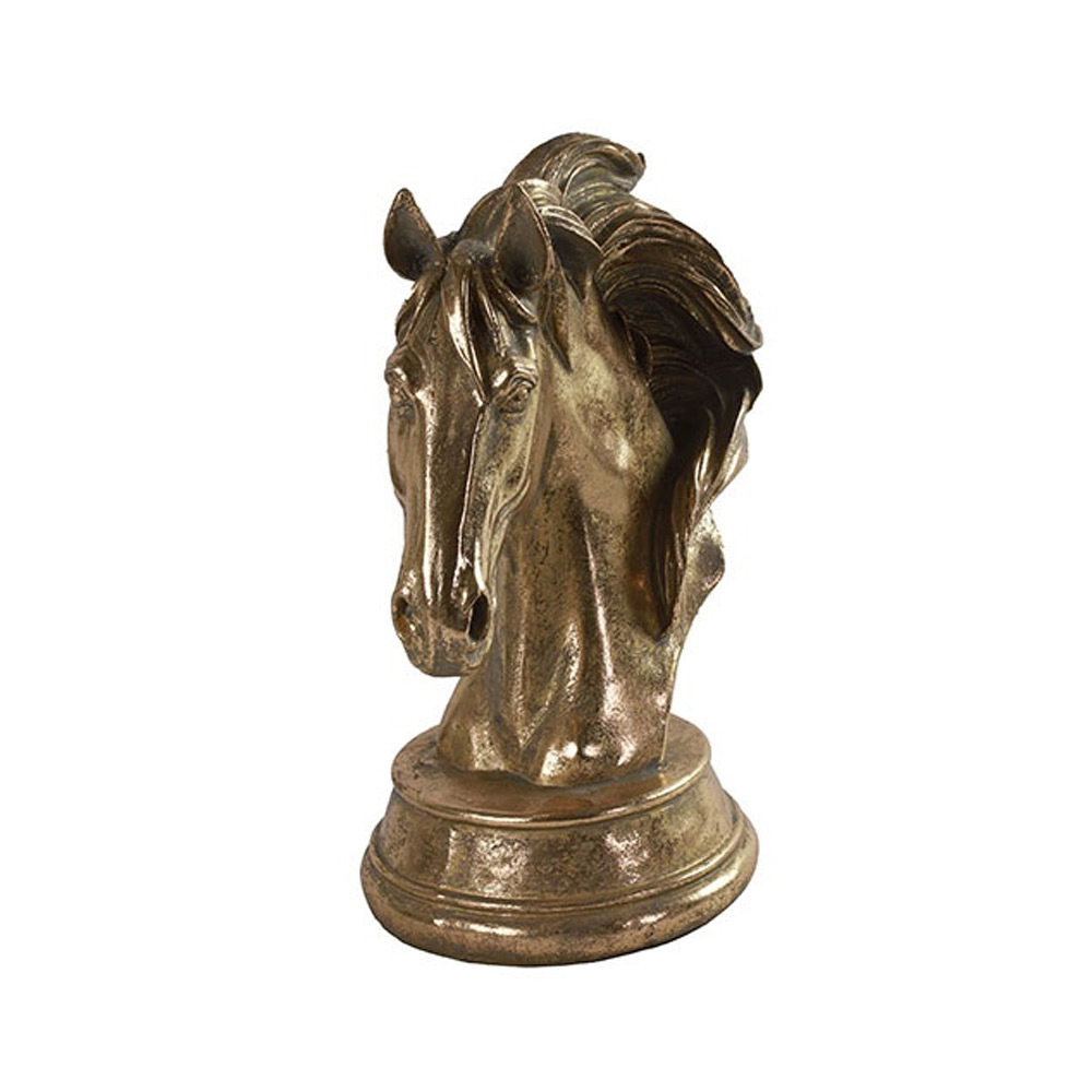 Ornament paard chess goud